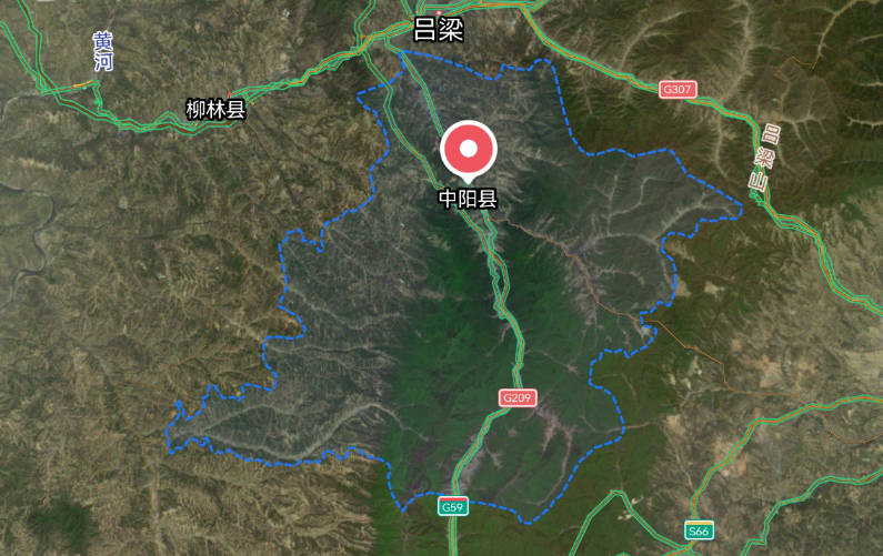 中阳县地理位置